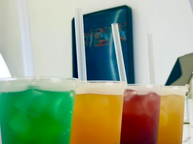 Стаканы и подача